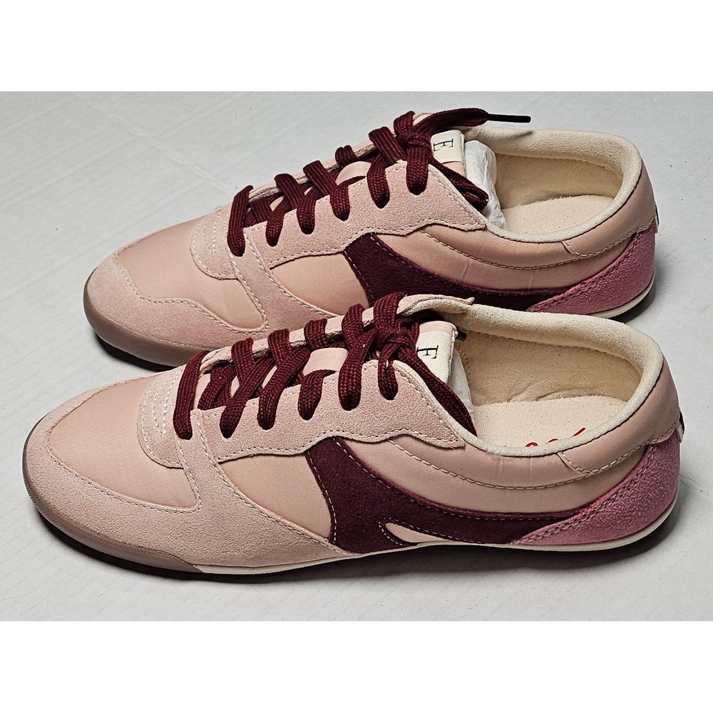 ED Ellen DeGeneres Ellert Peony Pink Suede Low Top Sneakers Size 6.5 - Picture 4 of 14